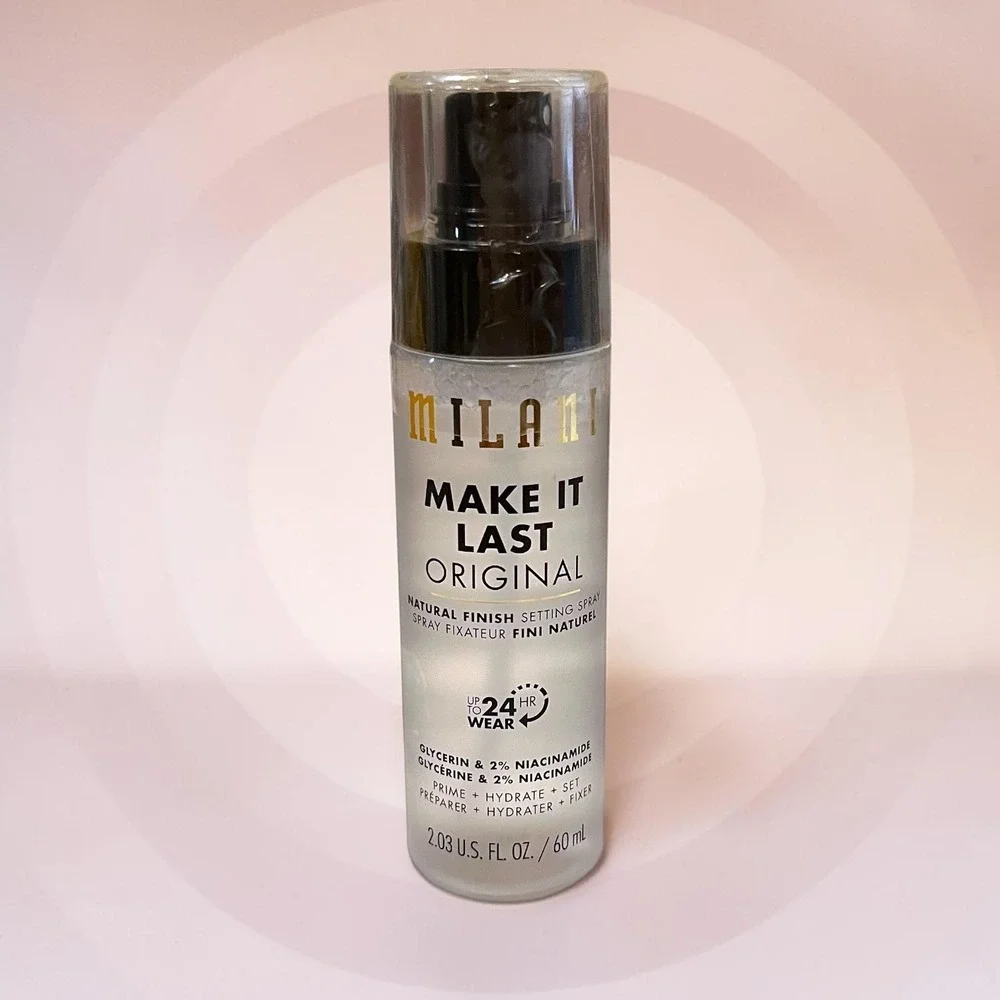 Milani Make It Last Original Setting Spray 2 Pack Prime Hydrate Set 2.03 Oz Ea